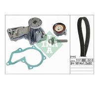 INA Bomba de Agua + Kit Correa Distribución para Ford C-Max II Dxa / CB7 Ceu