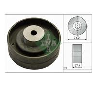 INA Desviación Papel de Liderazgo Dentada para VW Transporter IV Bus 2.4 D 2.5