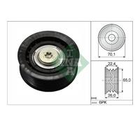 INA Desviación Papel de Liderazgo Trapezoidal para Ford Mondeo III Familiar 2.0