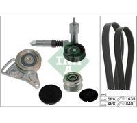 INA Juego De Correas De Poly V Para Audi A4 Avant 8E5 B6 8E2 4B C5