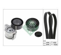 INA Juego De Correas De Poly V Para BMW 3 Series Touring E91 E90 E87