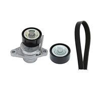 INA Juego de correas trapeciales poli V 529 0366 10 1823mm Compatible con DACIA Lodgy JS, RENAULT LAGUNA III Grandtour KT0/1