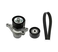 INA Juego de correas trapeciales poli V 529 0423 10 1705mm Compatible con RENAULT Megane 3 Grandtour KZ0/1 GRAND Scénic 3 JZ0/1 Scénic 3 JZ0/1, NISSAN Qashqai/Qashqai +2 I J10, NJ10