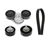 INA Juego de correas trapeciales poli V 529 0426 10 1935mm Compatible con LAND ROVER Range Rover Sport L494, JAGUAR XE X760