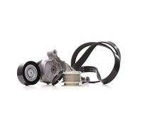 INA Juego de correas trapeciales poli V 529 0469 20 1050mm Compatible con VW Golf V Hatchback 1K1 TOURAN 1T1, 1T2 Passat B6 Variant 3C5 Caddy III Furgoneta 2KA, 2KH, 2CA, 2CH Passat B6 Sedán 3C2