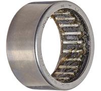 INA Rodamiento de agujas HK3018RS, taza dibujada enjaulada, anillo exterior y rodillo, jaula de acero, extremo abierto, solo sello, métrico, 30 mm de diámetro, 37 mm de ancho, 18 mm de velocidad máxima de rotación