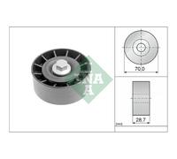 INA Rodillo De Guía De Correa De Poly V Para Ford Fiesta III 1.3 Cat 1.8