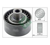 INA Rodillo Guía De Correa Poly V Para Citroën Berlingo Furgón 1.6