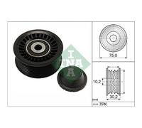 INA Rodillo Guía De Correa Poly V Para Dacia Sandero II Logan MCV 1.6