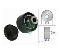 INA Rodillo Guía De Correa Poly V Para Ford Fiesta V 1.4 TDCi Fusion