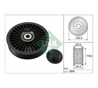 INA Rodillo Guía De Correa Poly V Para Volvo XC90 I D5 AWD D3/D5 2.5