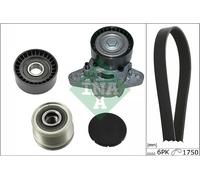 INA Set Correa Poli V para Dacia Logan MCV Ks _ Sandero Ls _ US _ Renault Laguna