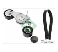 INA Set Correa Poli V para Ford Fiesta VI Focus III Familiar Ju _ Da _ Citroën