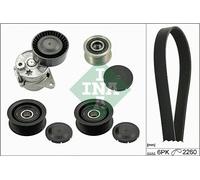 INA Set Correa Poli V para Mercedes-Benz Clase C T-Model S204 S203 W204 W203