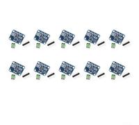INA219 Conjunto de módulo de sensor de corriente bidireccional para medición de potencia precisa Interfaz I2C Deriva cero Monitoreo confiable 10 piezas azul compacto 25x22mm PCB para batt