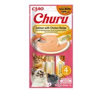 INABA CAT CHURU Salmón con Pollo 4x14g