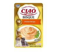 INABA Cat Ciao Bisque - pienso complementario para gatos con sabor a pollo, 40 g