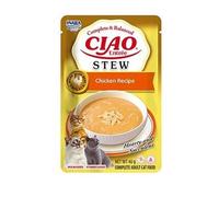 INABA Cat Ciao Entrée Stew: guiso cremoso para gatos con sabor a pollo, 40 g