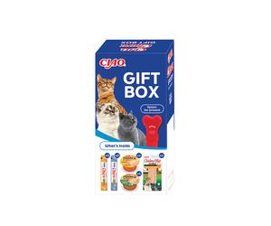 INABA Cat Ciao Giftbox - Regalo de Navidad para su gato 13 snacks + cuchara