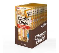 INABA Churu Bites - Bocadillos de Pollo Cat Treat, Recubrimiento de Pollo - Suave y Cremoso - 36 Tubos x 10g