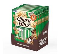INABA Churu Bites, Snack para Perros, Pollo y Atún, Multipack 64 x 12g