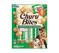 8 sobres x 12 g Churu Bocaditos Bites de Pollo con Atún para perros