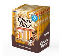 INABA Churu Bites, Snack para Perros, Sabor Pollo, Multipack 64 x 12g