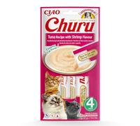 Churu Puré Receta de Atún con Gamba para Gatos 4 x 14 gr