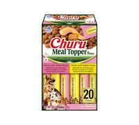 INABA Churu Meal Topper Perros, Multipack Pollo y Salmón, 20 Sticks x 14g | Complemento para el Pienso, Alimento Completo y Equilibrado, Sabroso y Saludable, Rico en Nutrientes, Ideal para Mezclar