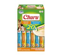 INABA Churu para Perros, Multipack Pollo y Queso, 20 Sticks x 14g | Premios Deliciosos y Saludables para Perros, Textura Suave y Cremosa, Con Colágeno, Natural, Sin Conservantes ni Colorantes
