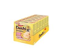 INABA Dashi Delights, Comida para Gatos, Pollo con Atún y Salmón, 6x70g