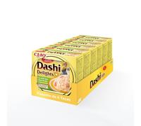INABA Dashi Delights - Trozos en un Caldo de Escamas de Salmón y Bonito - Topping - Alto contenido en proteínas - Ingredientes naturales - Delicioso y saludable - 6 x 70g