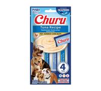 INABA Dog Churu (a base de pescado) Receta de Atún 4x14g (56g)