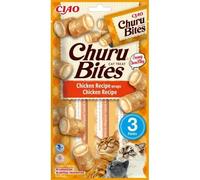 Inaba Snack Churu Bites Receta de Pollo para Gatos (Gatos , Snacks , Semi-húmedos) - 3x10 gr