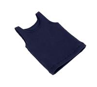 INACMWIH Camiseta a escala 1:6, chaleco sin mangas, accesorios para figuras de soldados masculinos de 12 pulgadas, azul oscuro de 3.75 pulgadas