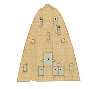 INACMWIH Cubierta de madera para portaaviones HMS Ark Royal 1:350 65307 piezas modificadas