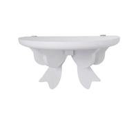 INACMWIH Estante de exhibición de pared resistente para macetas, decoración de sala de estar, inodoro, color blanco