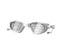 INACMWIH Gafas de natación con tapón para los oídos, gafas de natación para esnórquel, deportes acuáticos, piscina, color blanco, 20 x 5 cm