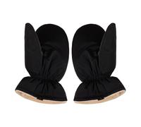 INACMWIH Manoplas de plumón para hombres y mujeres, manoplas de nieve para motos de nieve, snowboard, ciclismo, color negro, 24,5 x 12 cm