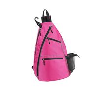 INACMWIH Pickleball - Mochila portátil con cierre de cremallera, casual, bolsa de paleta de pickleball, color rojo rosa
