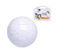 INACMWIH Pintura blanca balón de fútbol DIY pinta tu pelota de fútbol para regalo de padres de fiesta