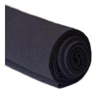 inaKim - Tela acanalada con ribete de puños, material de costura para cuello de cintura (110 x 20 cm, 86 gris)