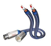 Inakustik 0040503 cable de audio 3 m XLR Azul, Plata - Cables de audio (XLR, Macho, XLR, Hembra, 3 m, Azul, Plata)