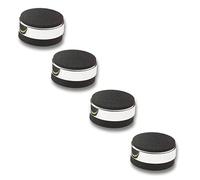 Inakustik 008508 Star Mini - Amortiguadores para Equipos de Sonido (4 Unidades), Color Cromo