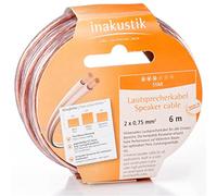 Inakustik 10m Star Speaker Cable - Cable para altavoces, transparente