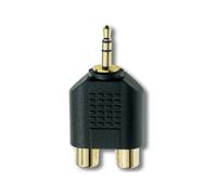 Inakustik Premium - Adaptador de Audio estéreo (Clavija de 3,5 mm a 2 RCA)