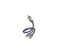 Inakustik Premium - Cable de audio y subwoofer (1 conector RCA, 2 conectores RCA, 3 m)
