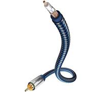 in-akustik Cable de subwoofer mono Premium Cinch<>Cinch 5,0 m