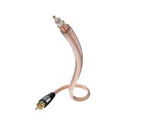 Inakustik Star Serie Cable Subwoofer 10,0 m RCA Dorado Transparente