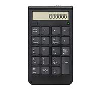 Inalámbrico 2.4G USB Número de Teclado/Calculadora con Pantalla Digital Recargable Mini 19 Teclado Numérico Inteligente Suministros de Oficina